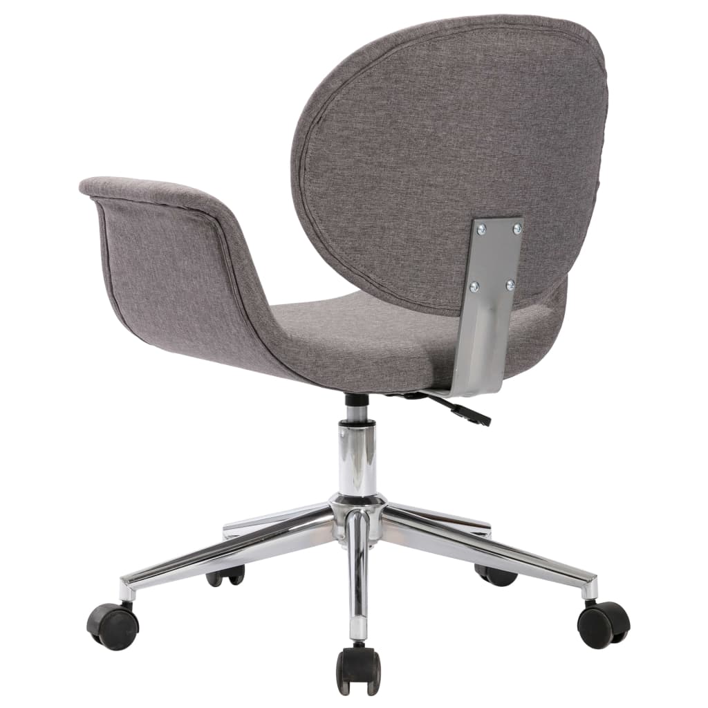Office chair swivel fabric grey