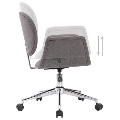 Office chair swivel fabric grey