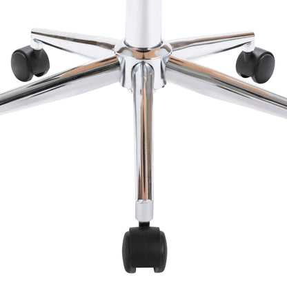 Kantoorstoel draaibaar gebogen hout en kunstleer zwart