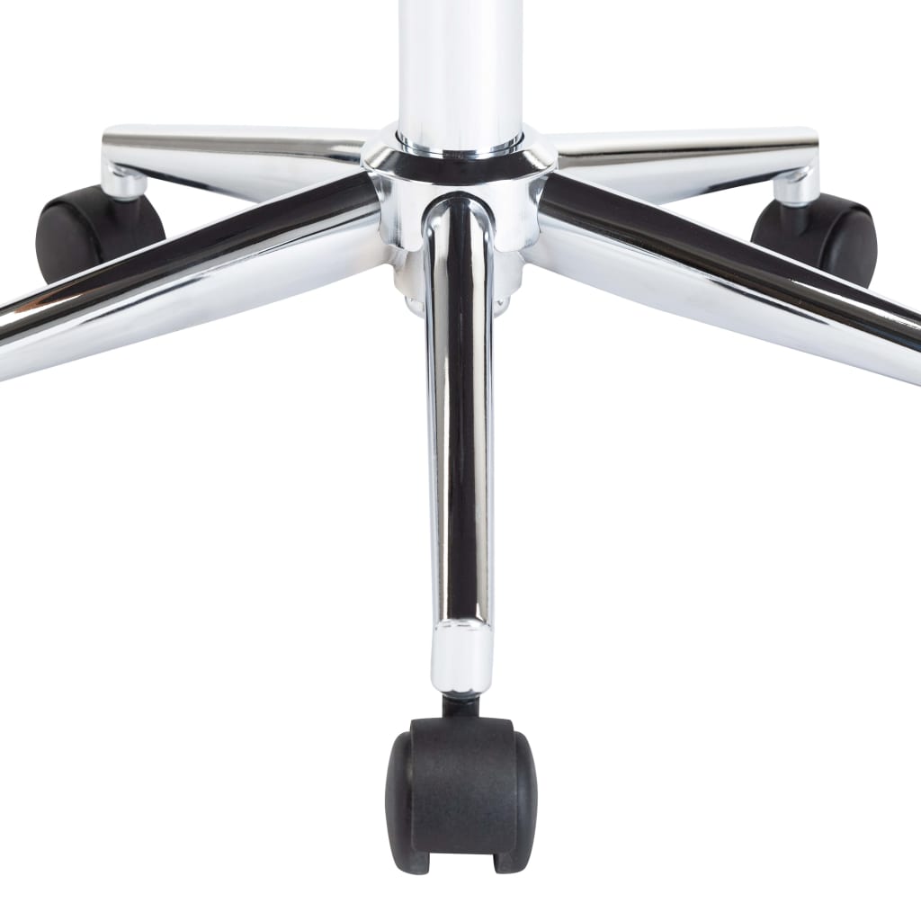 Kantoorstoel draaibaar gebogen hout en stof grijs