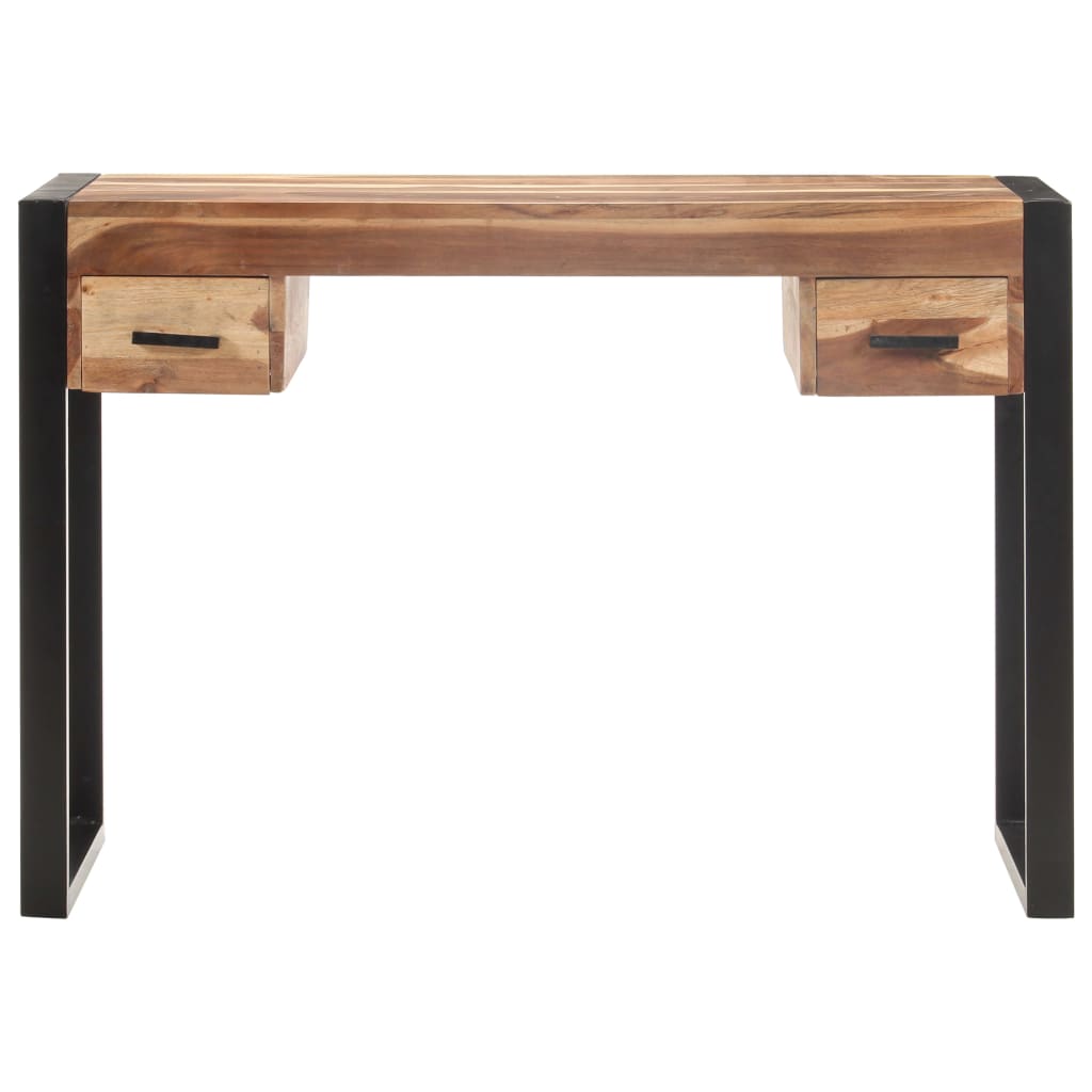 Bureau 110x50x76 cm massief hout