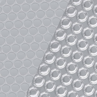 Zwembadhoes 381 cm PE zilverkleurig