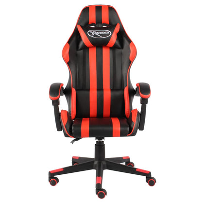 Racing seat artificial leather black and red