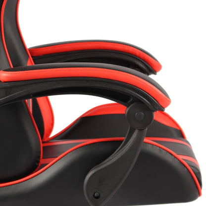 Racing seat artificial leather black and red