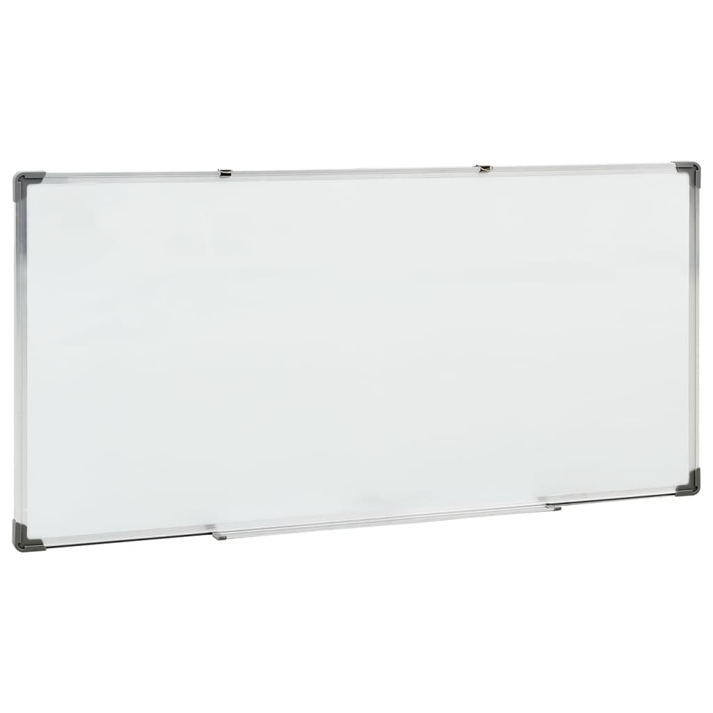 Whiteboard magnetic 110x60 cm steel white