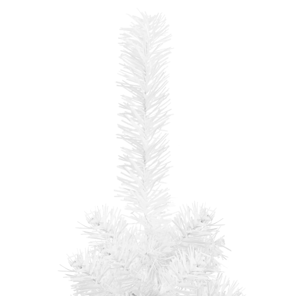 Kerstboom smal 210 cm wit