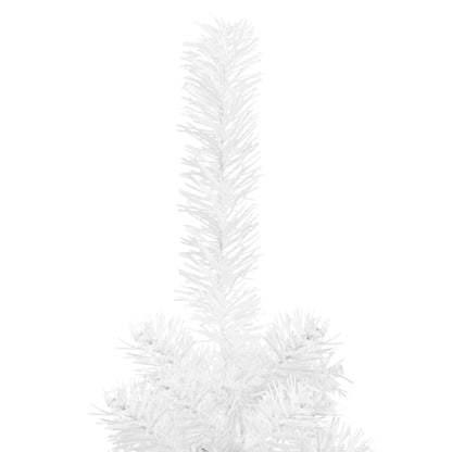 Kerstboom smal 210 cm wit