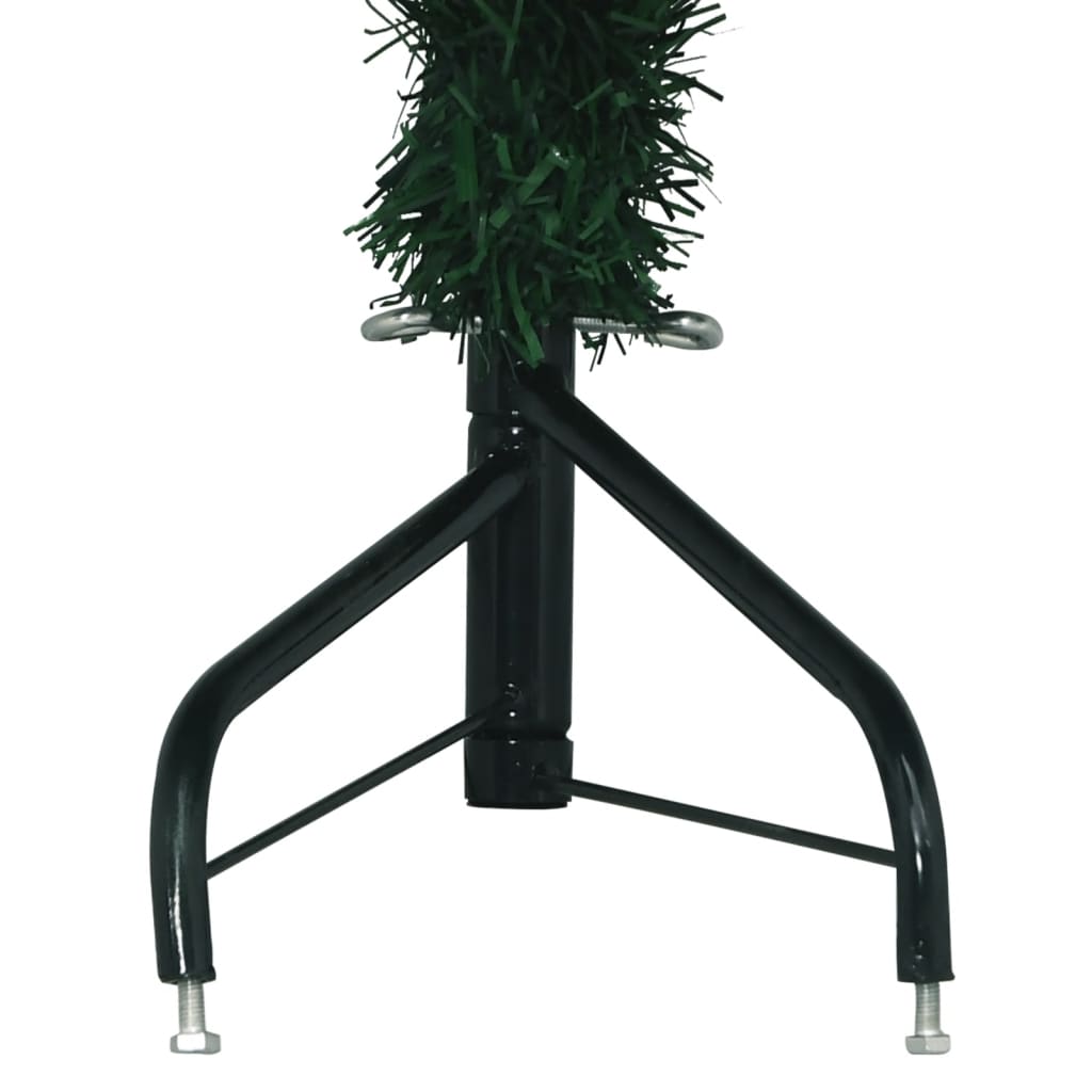 Kunstkerstboom hoek 180 cm PVC groen