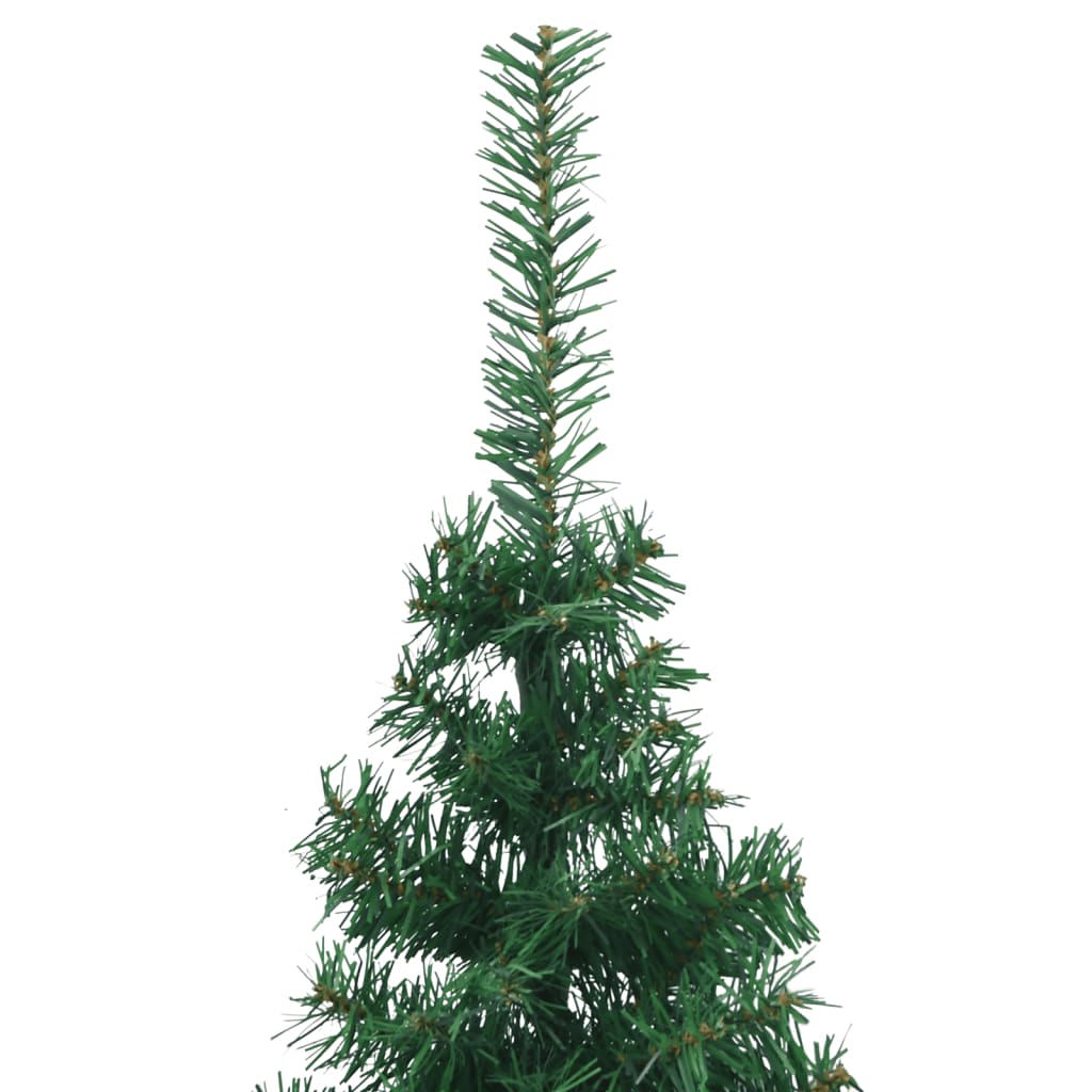 Kunstkerstboom hoek 180 cm PVC groen