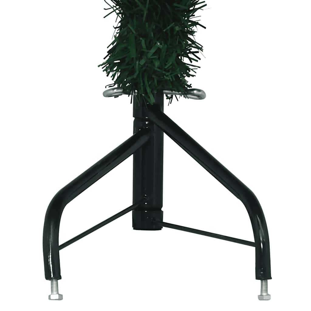 Kunstkerstboom hoek 210 cm PVC groen