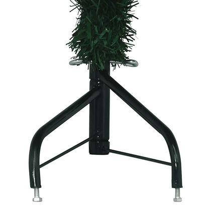 Kunstkerstboom hoek 210 cm PVC groen