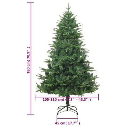 Kunstkerstboom 180 cm PVC en PE groen