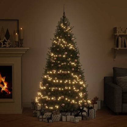 60-delige Kerstballenset met piek en 150 LED's roségoud