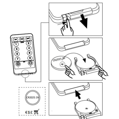Light string with 300 LEDs 30 m multi-coloured