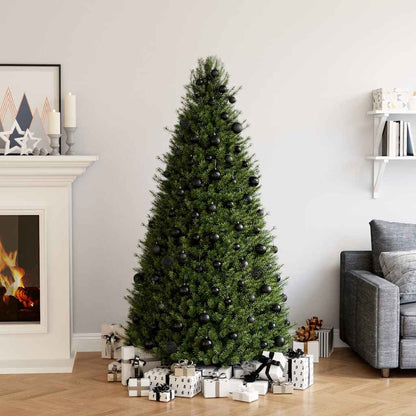 100-delige Kerstballenset zwart