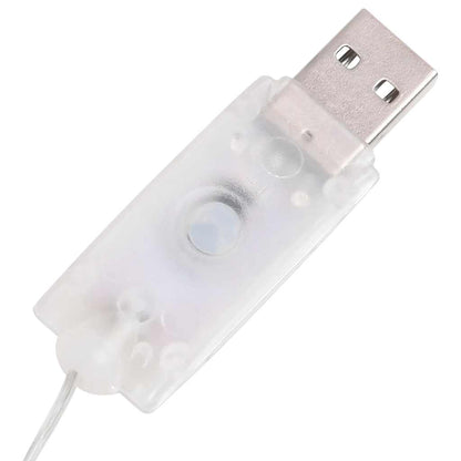 Decoratieve sneeuwpop LED 180 cm luxe stof