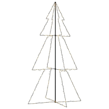 Kegelkerstboom 300 LED's binnen en buiten 120x220 cm