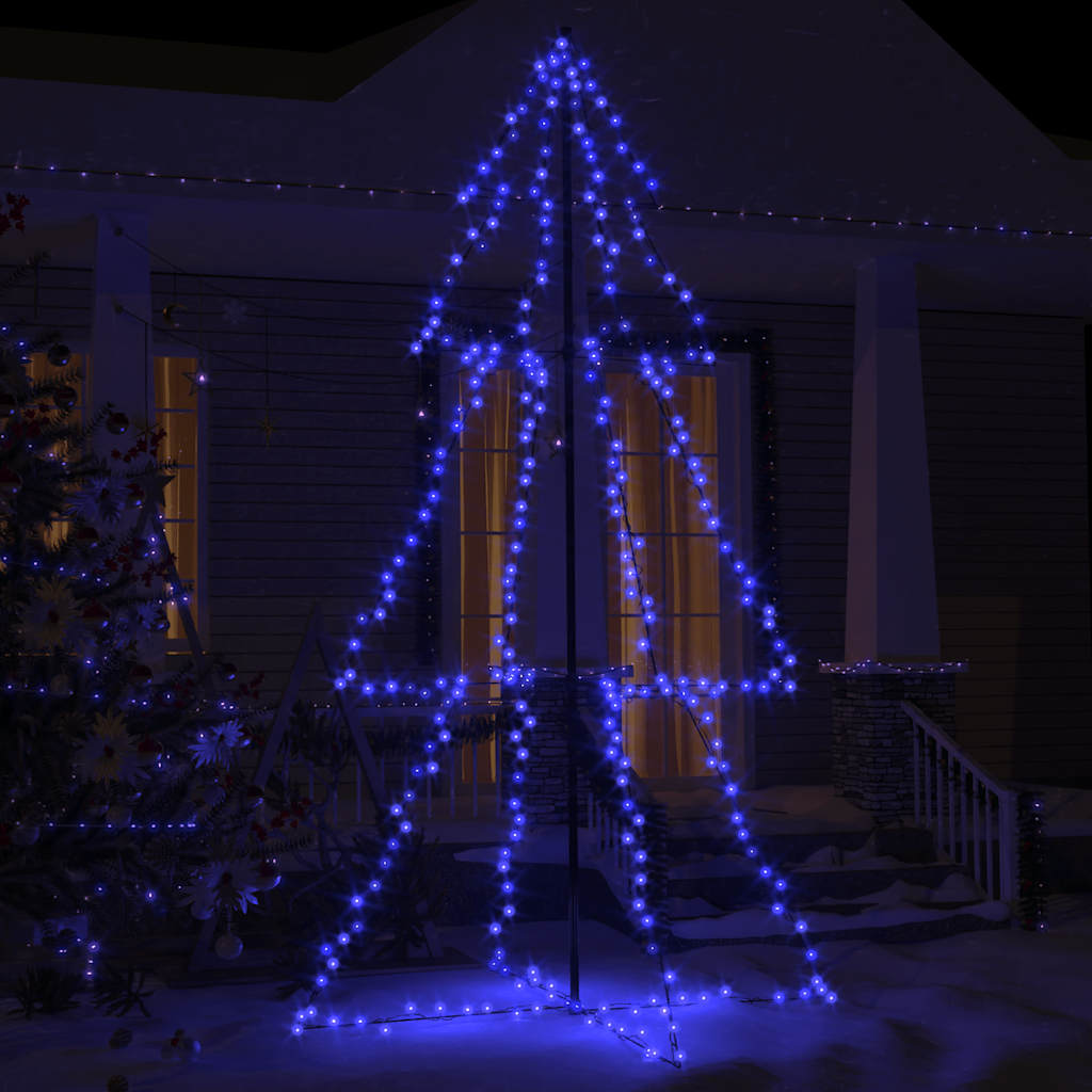 Conical Christmas tree 300 LEDs indoor and outdoor 120x220 cm