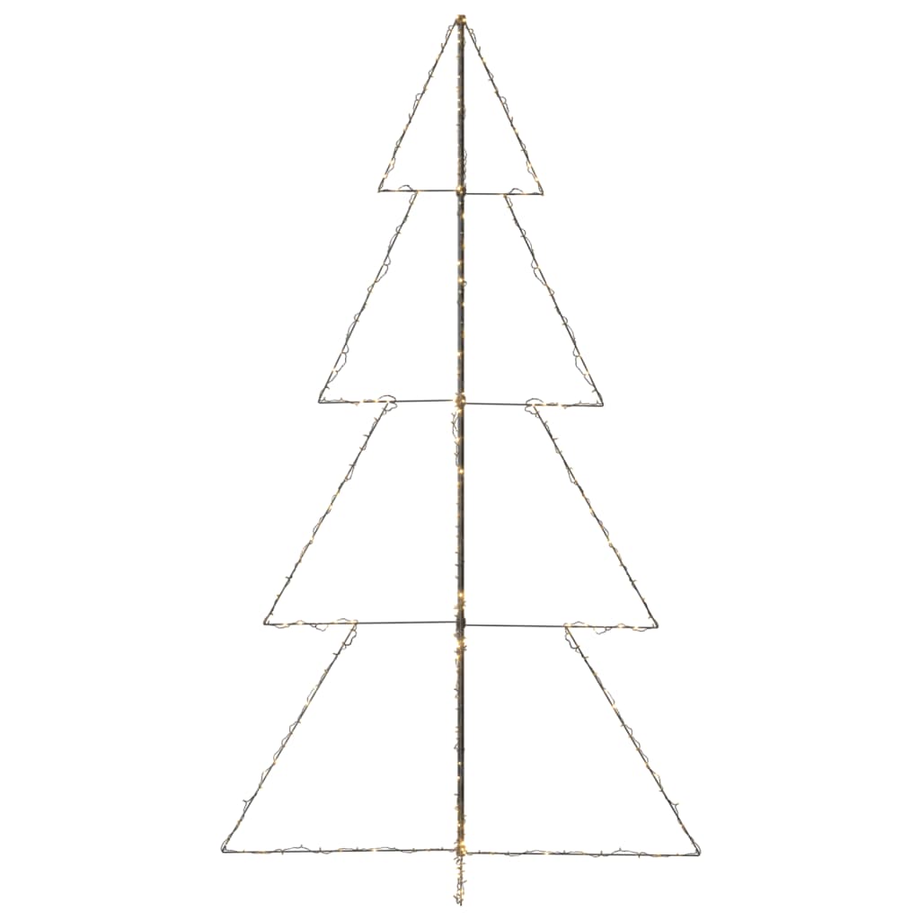 Kegelkerstboom 360 LED's binnen en buiten 143x250 cm