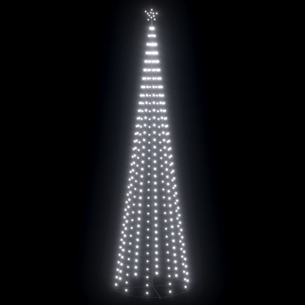 Kegelkerstboom 752 koudwitte LED's 160x500 cm