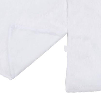 Christmas tree skirt 150 cm faux fur white