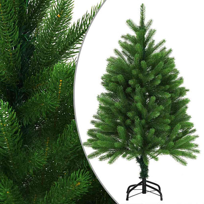 Kunstkerstboom met verlichting en kerstballen 120 cm groen