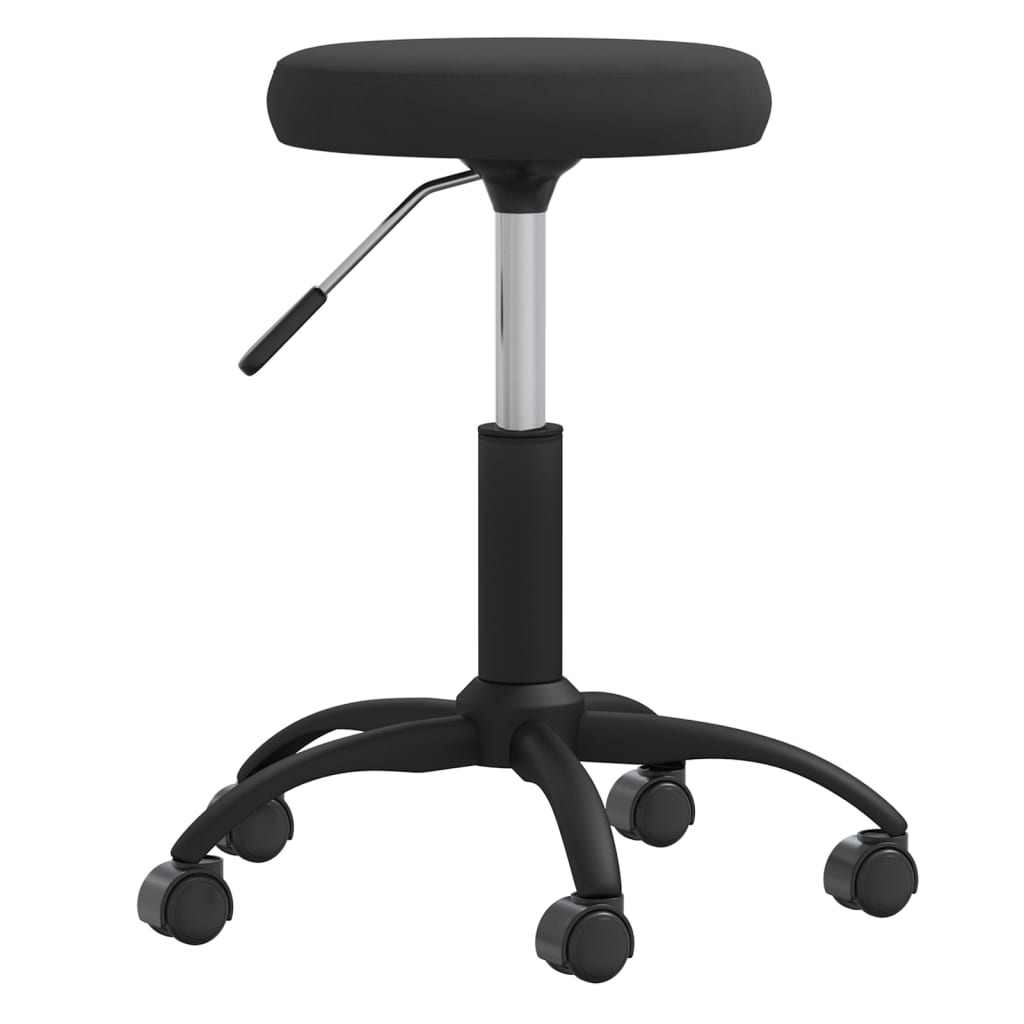 Office chair swivel velvet black