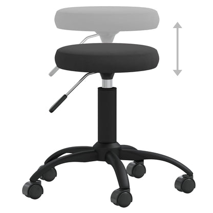 Office chair swivel velvet black
