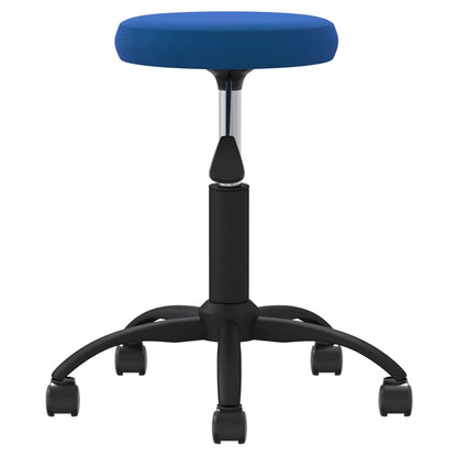 Office chair swivel velvet blue