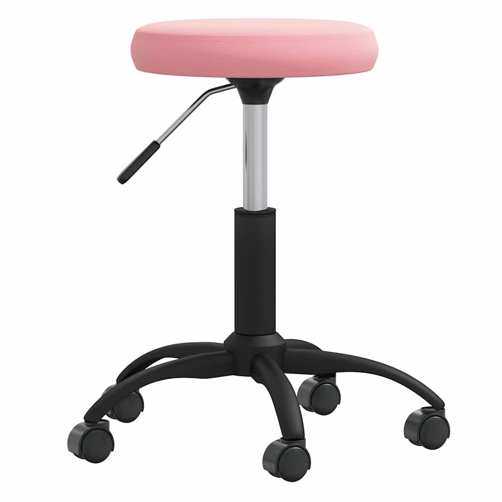 Office chair velvet pink