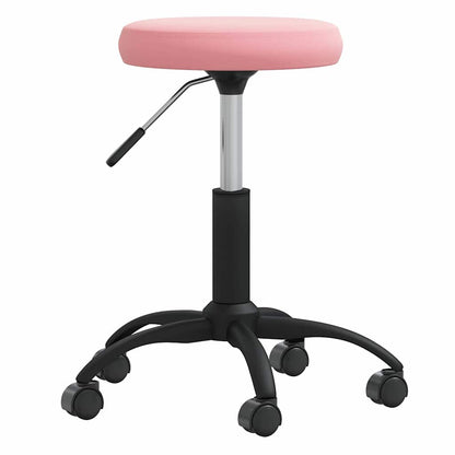 Office chair velvet pink