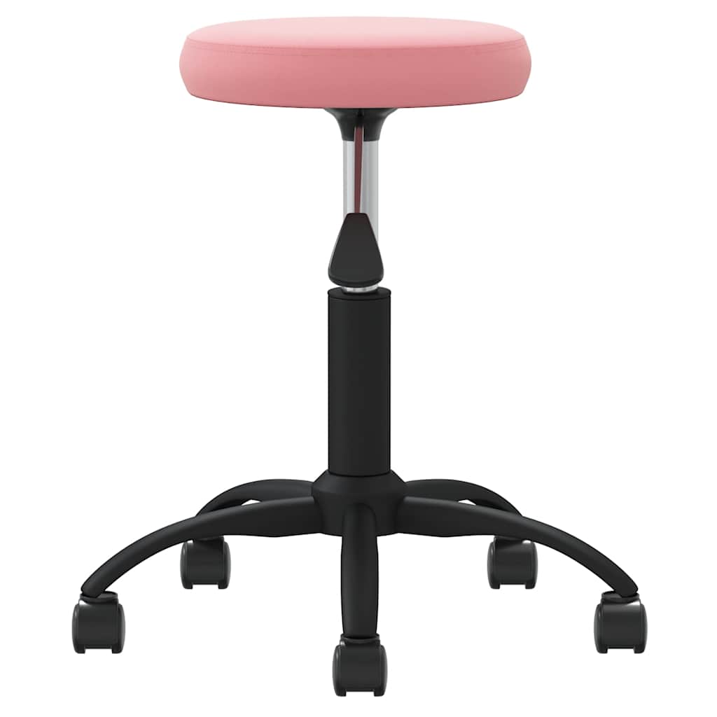 Office chair velvet pink
