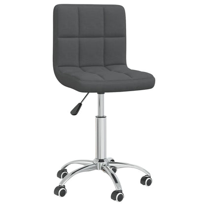 Office chair swivel fabric dark gray