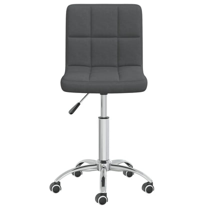 Office chair swivel fabric dark gray
