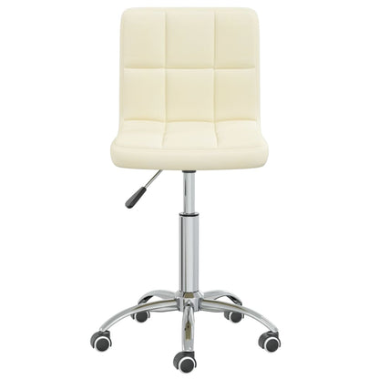 Office chair swivel fabric cream colored