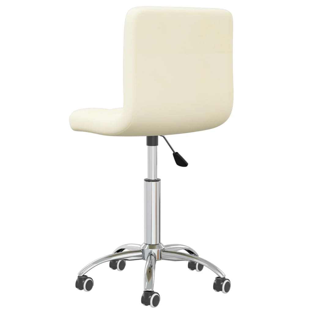 Office chair swivel fabric cream colored