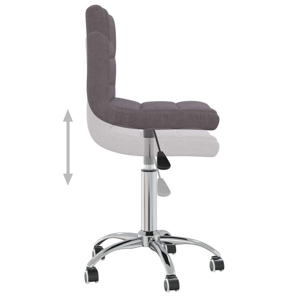 Office chair swivel fabric taupe