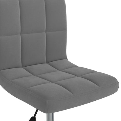 Office chair swivel velvet dark gray