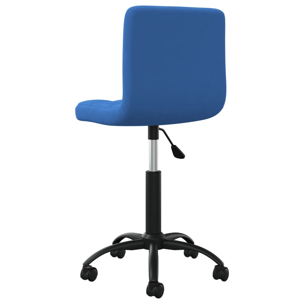 Office chair swivel velvet blue
