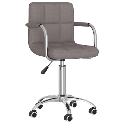 Office chair swivel fabric taupe