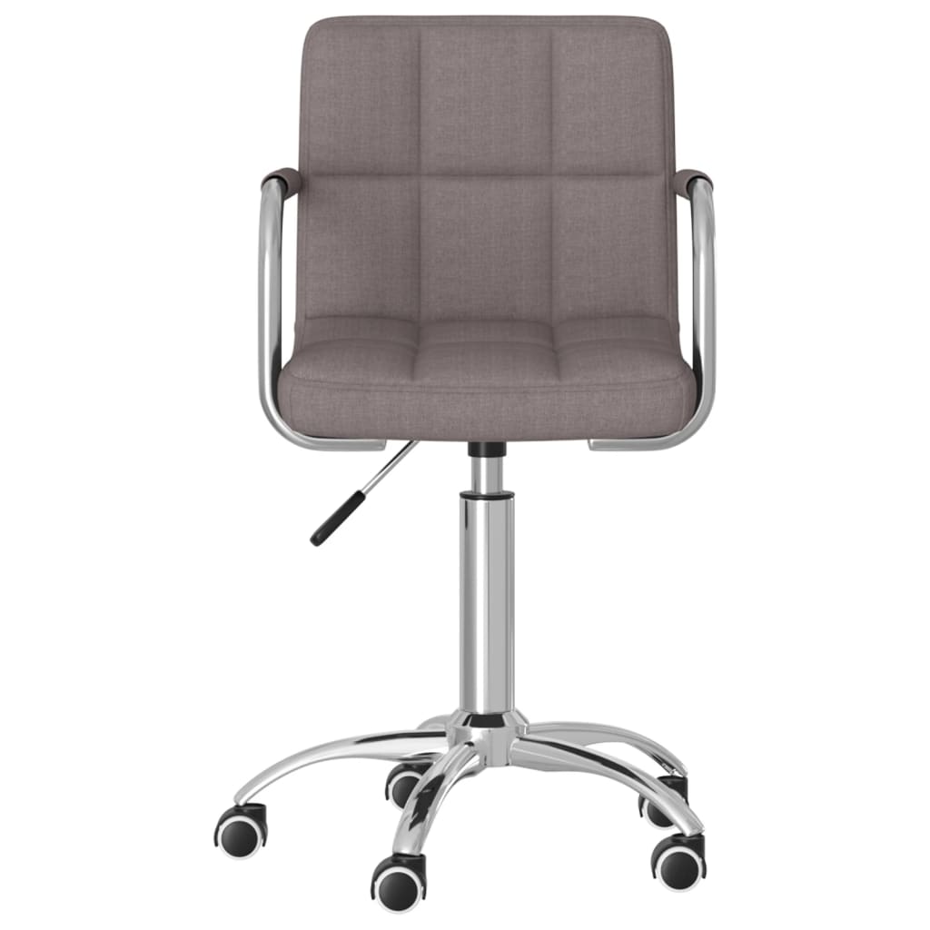 Office chair swivel fabric taupe