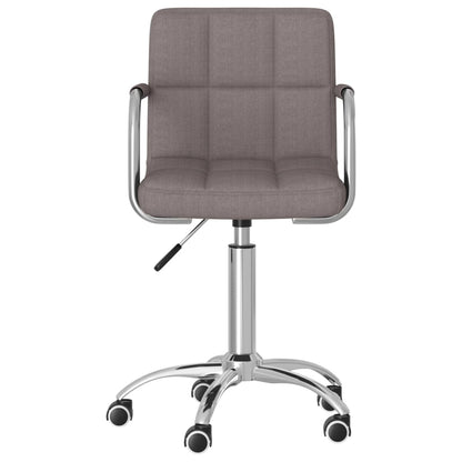 Office chair swivel fabric taupe