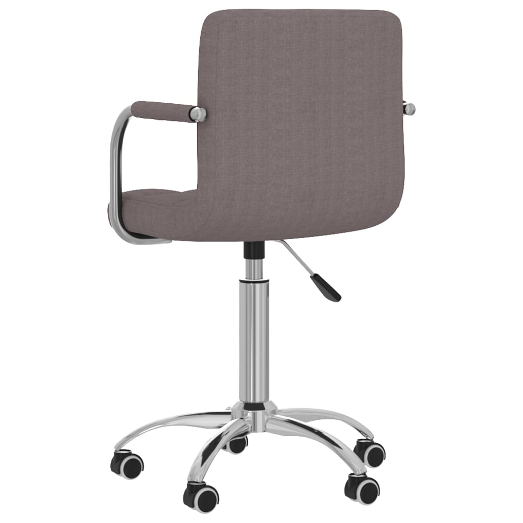 Office chair swivel fabric taupe