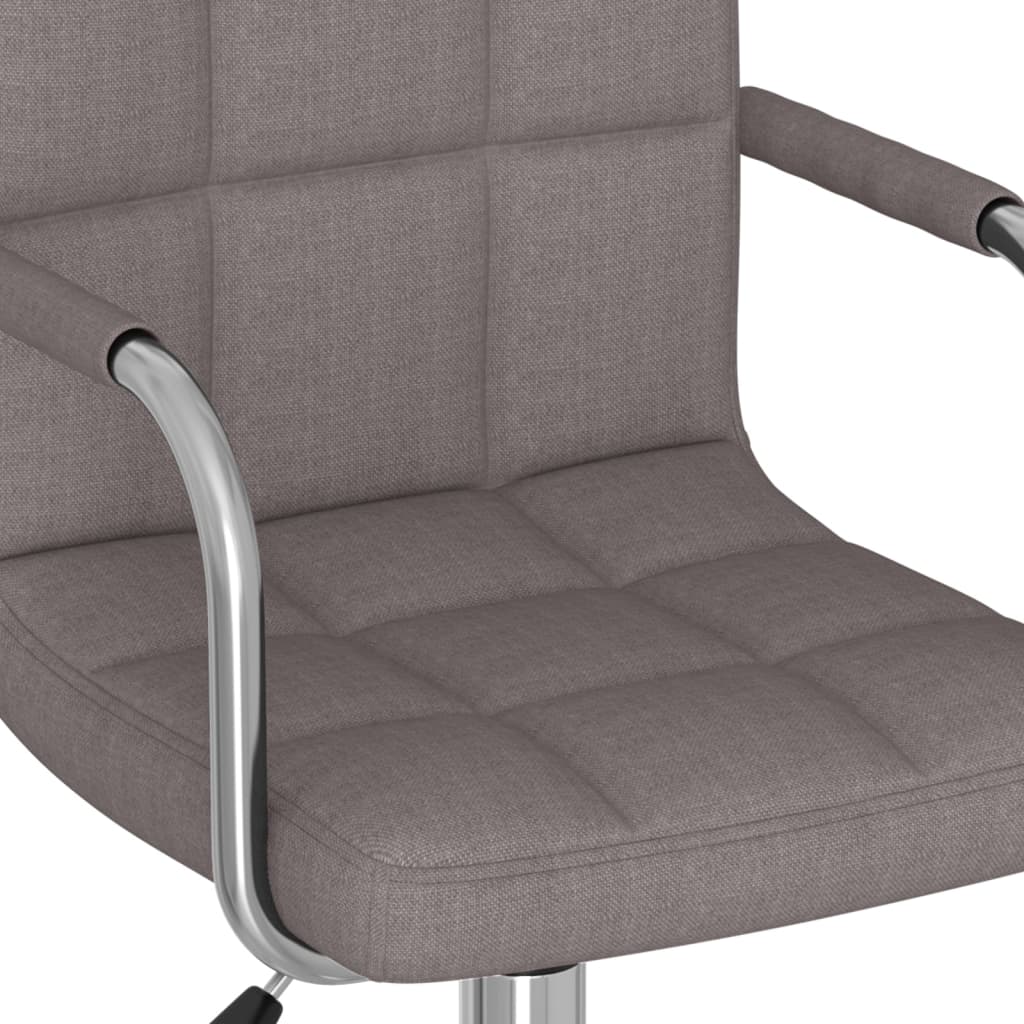Office chair swivel fabric taupe
