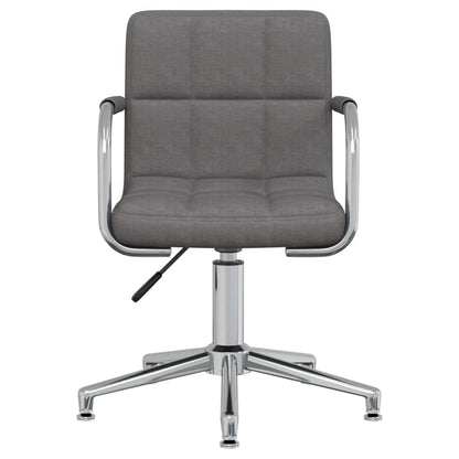 Office chair swivel fabric dark gray