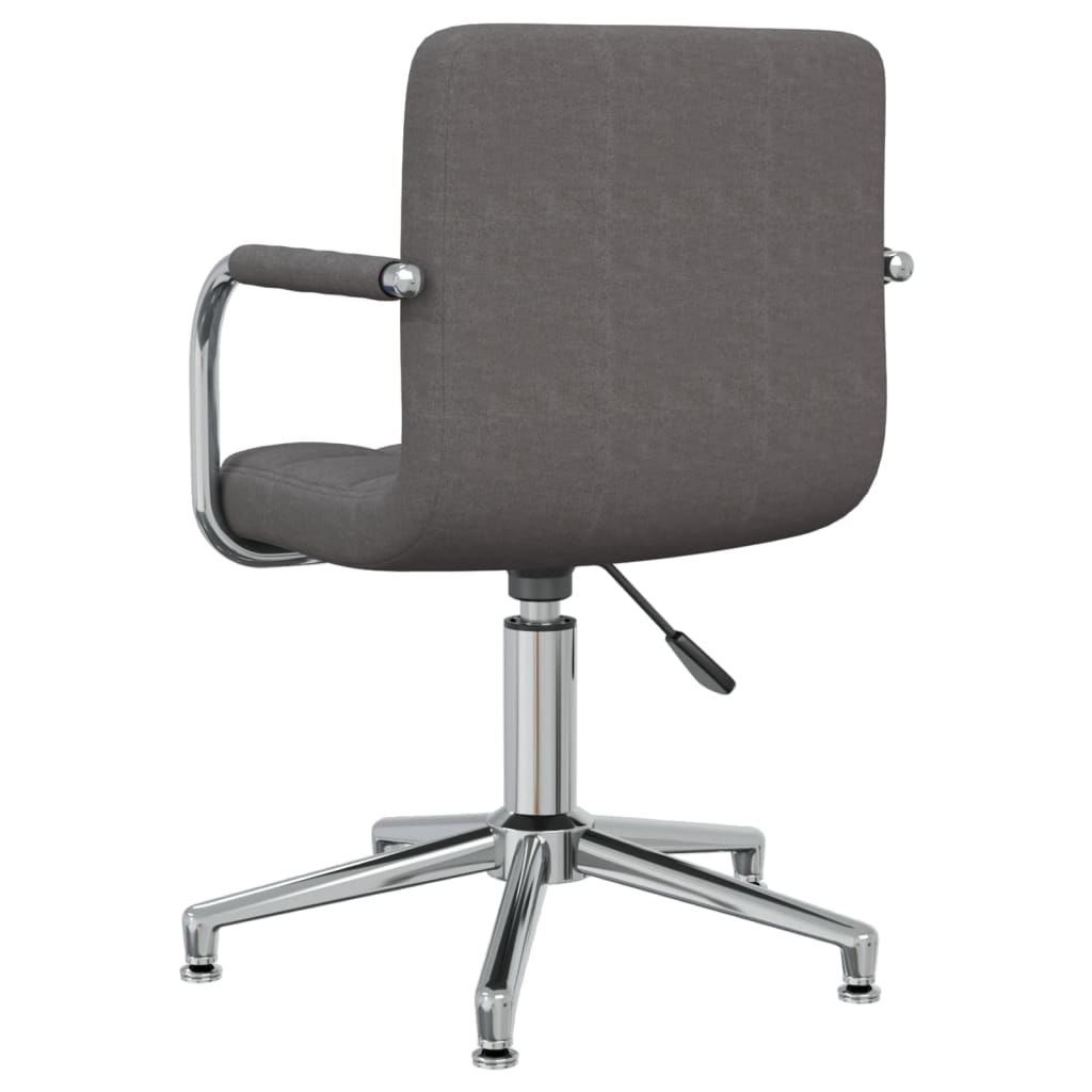 Office chair swivel fabric dark gray