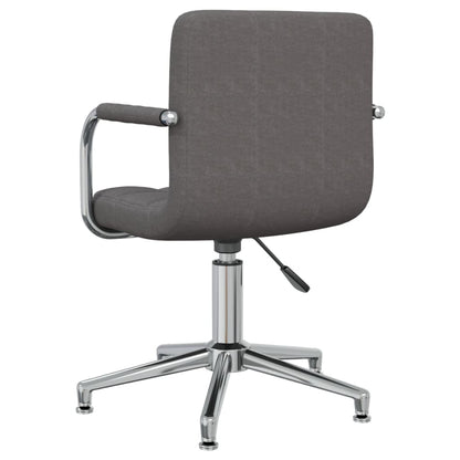 Office chair swivel fabric dark gray