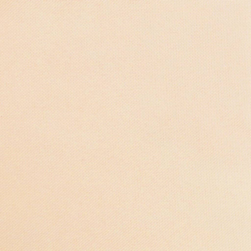 Kantoorstoel draaibaar stof crèmekleurig