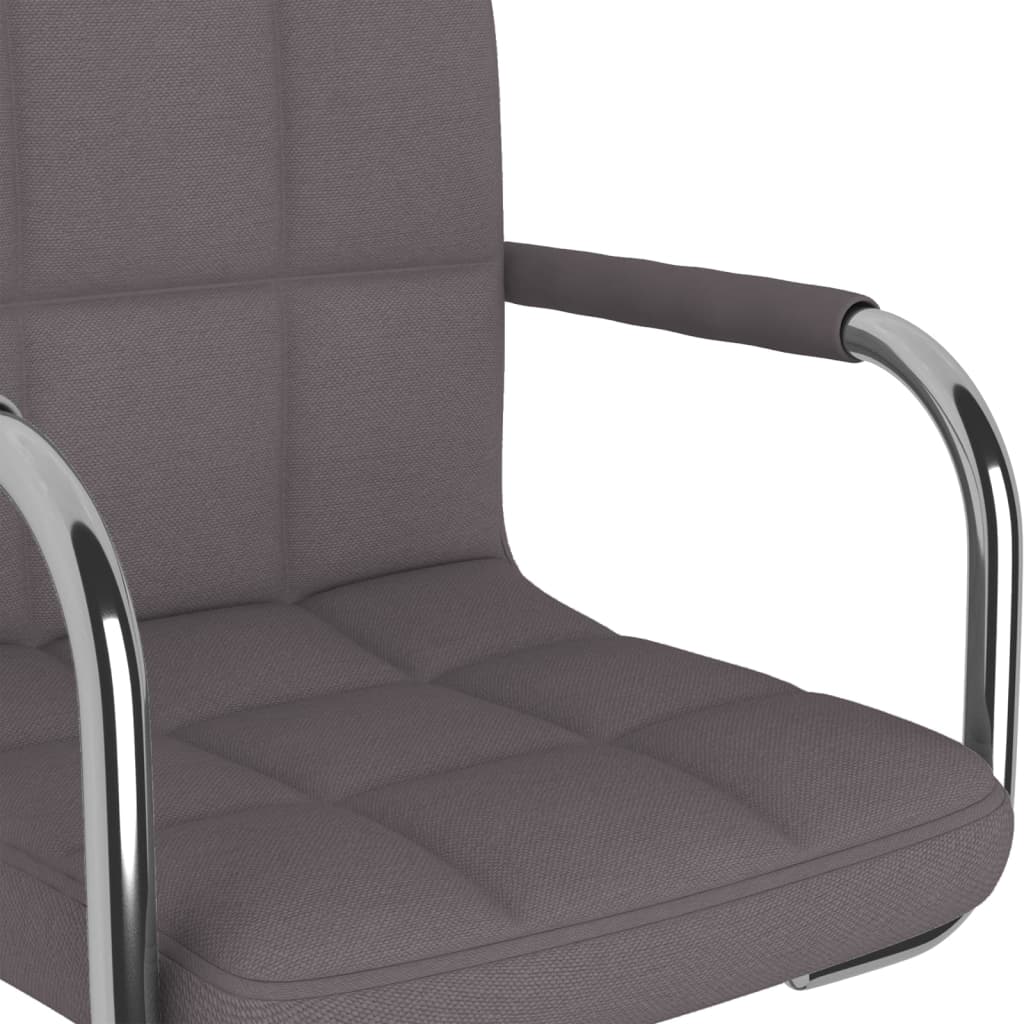 Office chair swivel fabric taupe