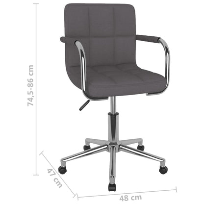 Office chair swivel fabric taupe